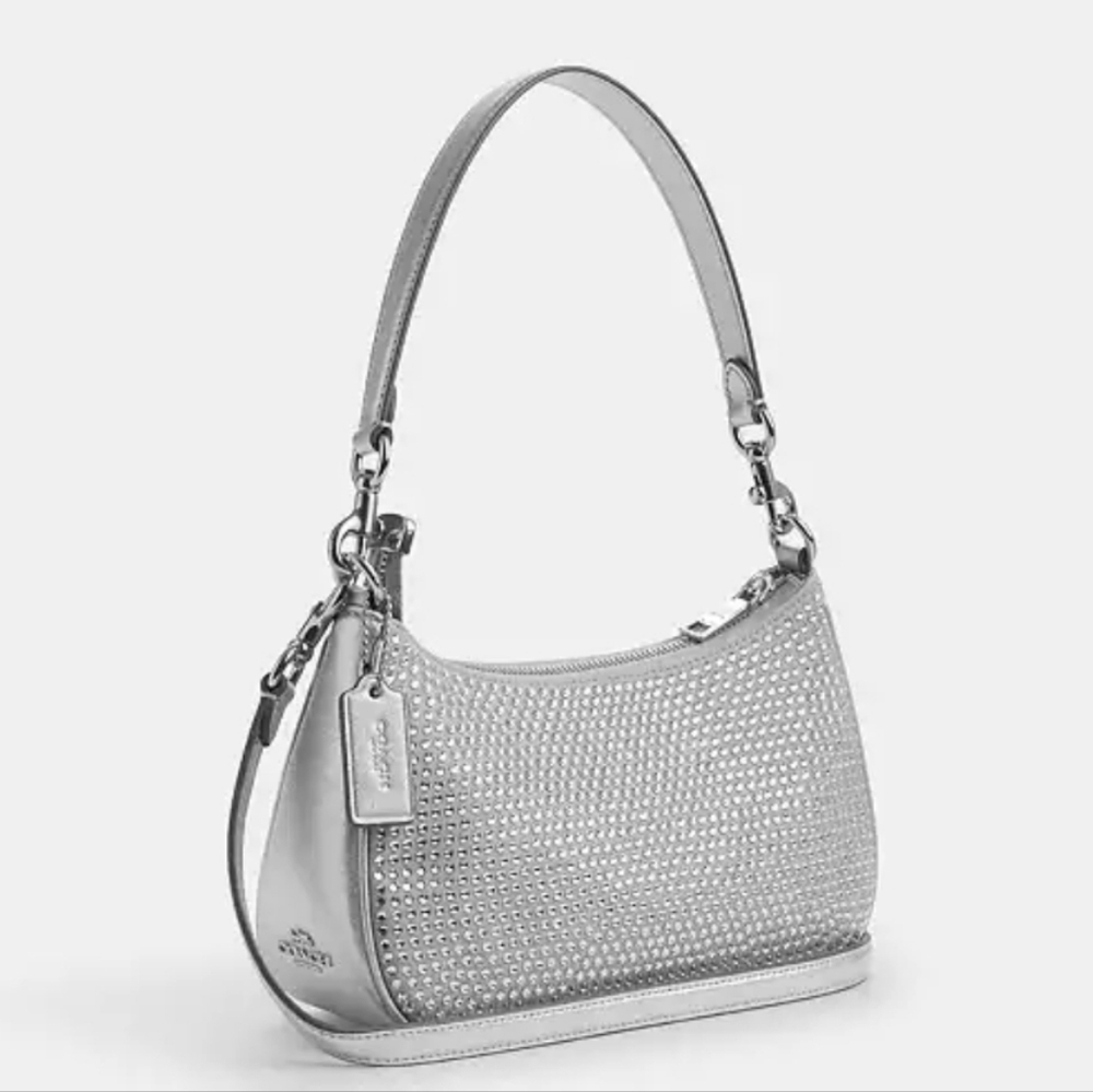 New! Silver Teri Shoulder Bag - Picture 4 of 7